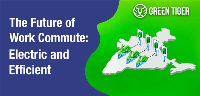 The Future of Work Commute: Electric and Efficient